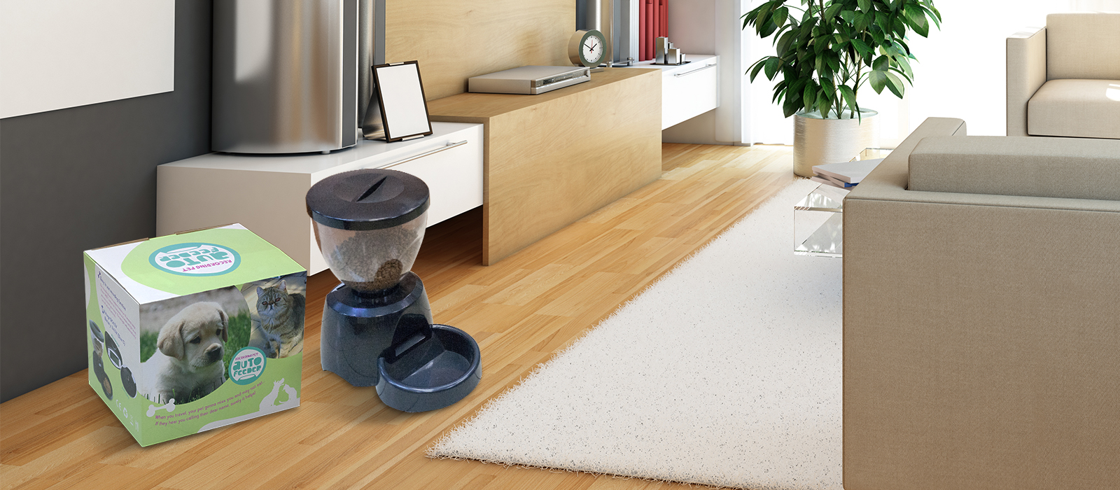 Automatic Pet Feeder with Voice Recording